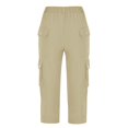 thumbnail image 3 of BLVB Capri Cargo Pants for Women Casual Outdoor Hiking Capris High Waist Athletic Running Cropped Pants, 3 of 4