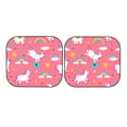 thumbnail image 7 of Balery 2 Piece Yoga Unicorn Car Windshield Sun Shade|Foldable Front Windshield Shade for Car Front Window for Most Sedans SUV Truck-Medium, 7 of 7