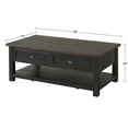thumbnail image 3 of Martin Svensson Home Monterey 50" Coffee Table, Black and Brown, 3 of 3
