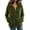 Army Green, variant on Tqcoqu Women's Sherpa Hooded Jacket, Full Zip Long Sleeve Fall Fleece Coat, Solid Color Winter Fuzzy Teddy Coats,Women's,Size S-XXL