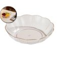 thumbnail image 1 of Serving Dish, 7.9" Imitation Ceramics Relish Tray with Flower Rim, Serving Bowls for Small Cereal, Pasta, Salad, Candy and Snacks, 1 of 6