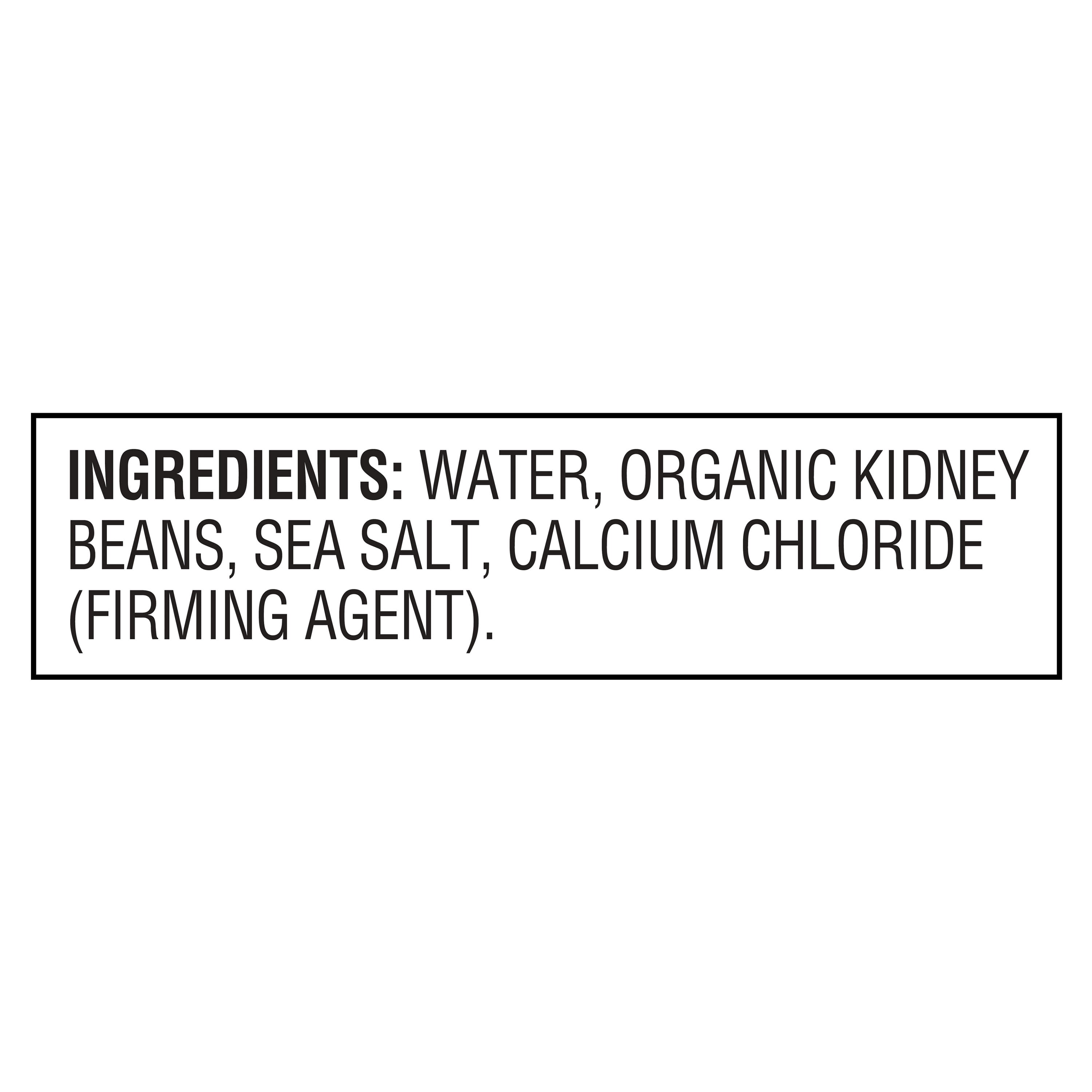 Great Value Organic Dark Red Kidney Beans, 15 oz