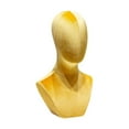 thumbnail image 1 of Xuanheng Mannequin Head Model Hat Rack Display Head for Headdress Headset Scarves Yellow, 1 of 8