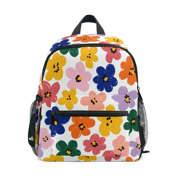 ALAZA Cute Flowers School Backpack Small Bookbag Mini Bags