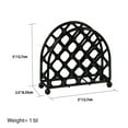 thumbnail image 2 of Home Basics Napkin Holder Lattice - Black, 2 of 6