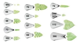 Silver Wilton 418-70 Tips Leaf #70 Carded