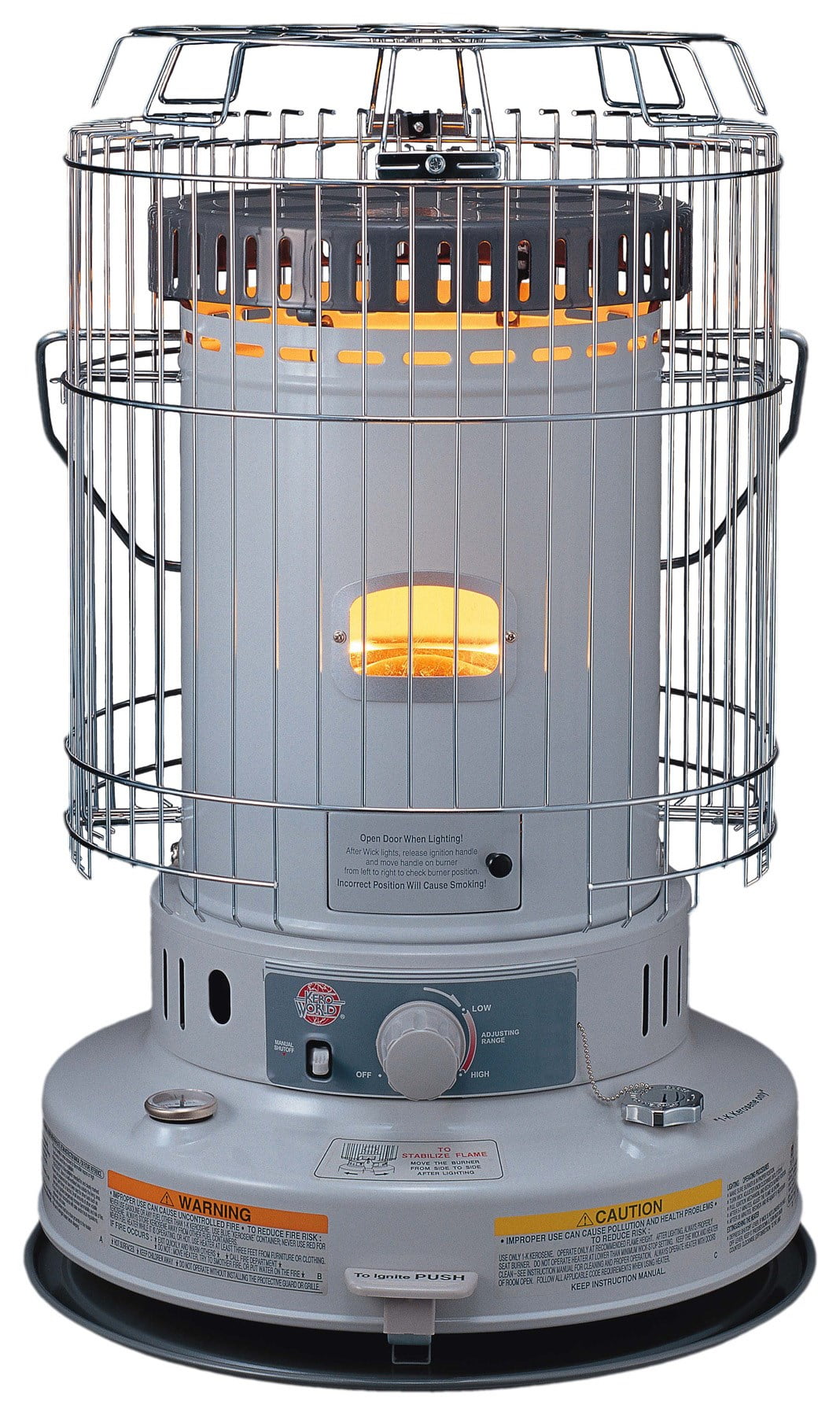 Duraheat World Marketing 23,000-BTU Convection Heat Indoor Kerosene Heater  KW-24G - Walmart.com