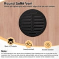 thumbnail image 4 of Uxcell 4-Pack Respiraderos de Soffit Redondos, 60mm/2.4 Pulgadas Plástico para Baño/Hogar/Oficina/Cocina, 4 of 6