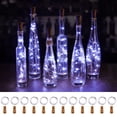 thumbnail image 1 of Luces para botellas de vino Brightown, paquete de 10 unidades, 20 LED, impermeables, 1 of 7