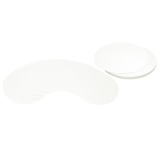 Uxcell 6inch Circle Card Stock, 25Pcs Round Shape Cutouts Paper, White