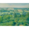 thumbnail image 2 of Gustave Caillebotte 14x12 Gold Ornate Wood Frame and Double Matted Museum Art Print Titled - The Yerres Valley (1877), 2 of 4