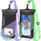thumbnail image 1 of wonima02 Floating Waterproof Phone Pouches Bags, IPX8 Floatable Cell Phone Water Protectors Cases 2 Pack w/Adjustable Neck Lanyard, for iPhone 15 14 13 Pro Max 12 11, for Galaxy S24 S23 Ultra 7", 1 of 1
