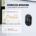 thumbnail image 4 of 25L Large Electric Towel Warmer Bucket, 2 Heating Modes & Auto Shut-Off Timer (20/40/60/90 Mins), Bottom Heating, LED Display for Bathroom, Spa, Bathrobes, Blankets, 4 of 7
