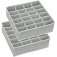 thumbnail image 2 of Simple Houseware - Organizador de calcetines para armario (2 unidades, divisor de cajones de 24 celdas), color gris, 2 of 3