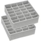 thumbnail image 2 of Simple Houseware - Organizador de calcetines para armario (2 unidades, divisor de cajones de 24 celdas), color gris, 2 of 3