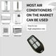 thumbnail image 4 of 8X Control Remoto Universal para Aire Acondicionado X900 Compatible con las Principales Marcas y Modelos de Aire Acondicionado, 4 of 5