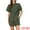 Army Green, variant on DARING DIVA 2 Pcs Women's Cotton Button Down Shirt Lounge Beach Short Sets XS Khaki