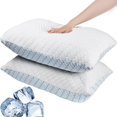 thumbnail image 1 of Juego de 2 almohadas de espuma viscoelástica VAINOC tamaño king con funda, 1 of 6