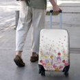 thumbnail image 3 of Pioneer Flower Floral Print Pattern Luggage Cover Fashion Suitcase Cover Baggage Covers Fit 25-28 Inch Luggage (Go Travel), 3 of 4