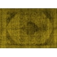 thumbnail image 1 of Ahgly Company Machine Washable Indoor Rectangle Persian Yellow Traditional Area Rugs, 5' x 7', 1 of 4