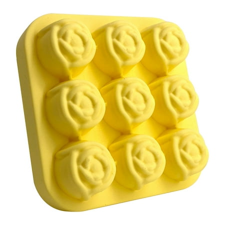 

Uheoun Ice Cube Trays Ice Trays for Freezer Silicone Ice Tray Whiskey 9 Even Funnel Free Rose Ice Box Ice Mould