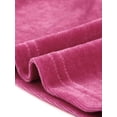 thumbnail image 5 of INSPIRAR CHIC Blusa de terciopelo corta de cuello barco y mangas largas para mujer M Rosa intenso, 5 of 5