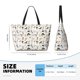 thumbnail image 4 of Disketp I Love Dogs Bolsa de Playa de Gran Capacidad, Bolso Impermeable y a Prueba de Arena para Mujer, Ideal para Playa, Piscina y Natación, 4 of 7