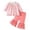 R01-Pink, variant on RMGVDSD Toddler Baby Girl Easter Outfits Ruffle Shirts Cartoon Long Sleeve Tunic Tops And Ruffle Pants Set Cute Clothes Stylish Girls Clothing