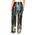 thumbnail image 3 of It Pennywise Horror Women's Pajama Pants, Comfy All Over Print Lounge Pants Casual Sleepwear with Pockets & Drawstring, 3 of 8