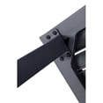 thumbnail image 4 of Belmont Home San Marino 62" Rectangle Aluminum Outdoor Dining Table in Black, 4 of 13