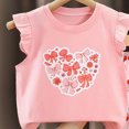 thumbnail image 4 of Child Girls 4-10T 2PC Summer Outfit Set Lightweight Top + Casual Shorts Gibobby,4-5 Years,Light Pink, 4 of 4