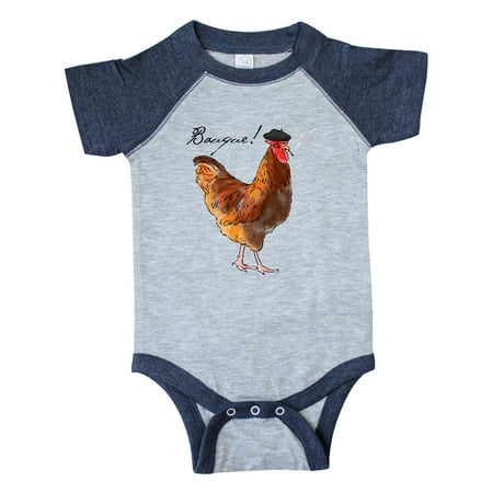 

Inktastic French Rooster says Bauque! Gift Baby Boy or Baby Girl Bodysuit