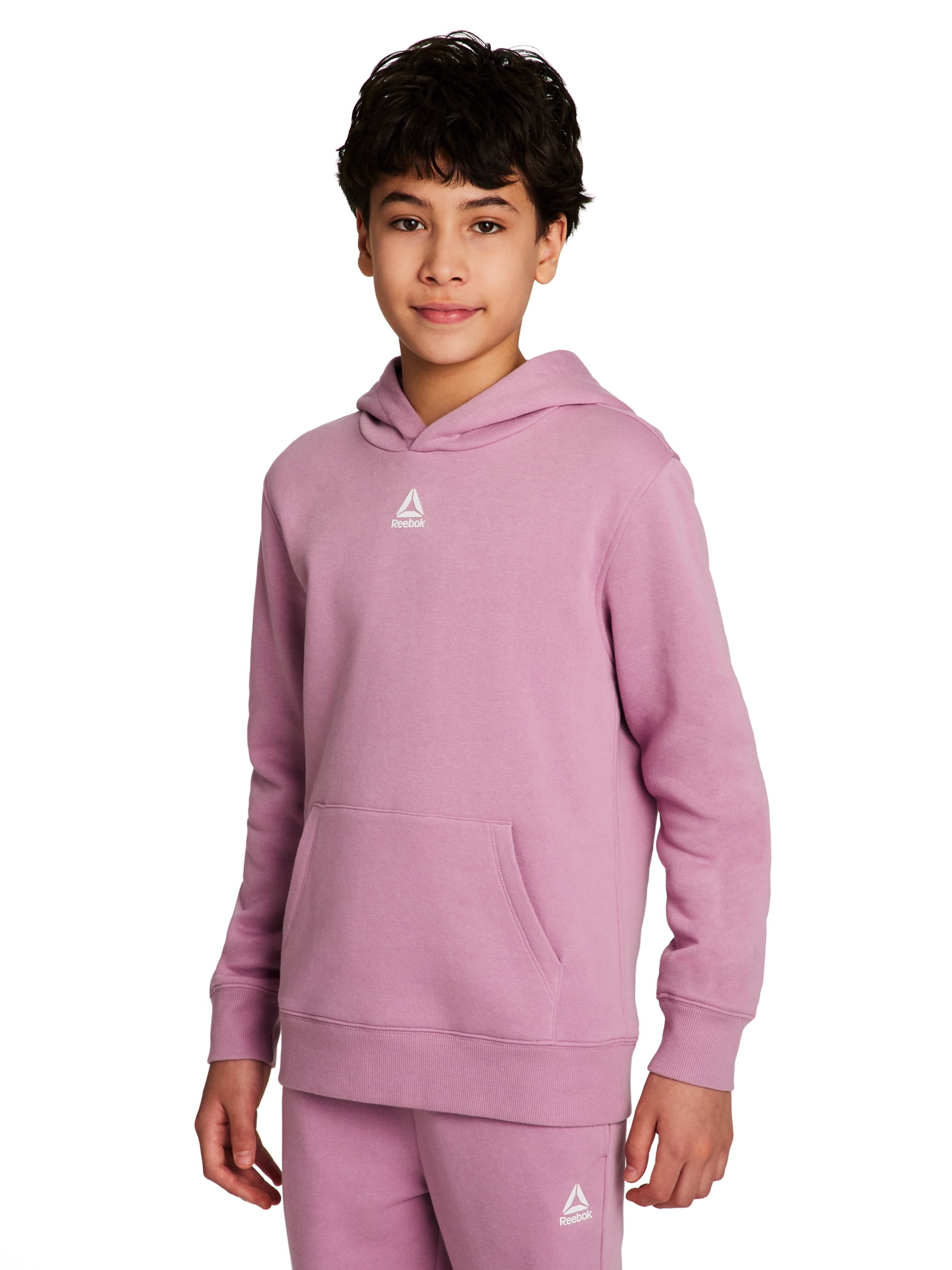 Reebok Kid's Unisex Athletic Game Day Sport Core Hoodie & Jogger, 2-Piece Set, Sizes 4-18