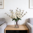 thumbnail image 4 of CHENjy Artificial Flowers Cherry Blossom Branch Faux Flowers Realistic Petal for Wedding Arch Home Decor 15.74 in, 4 of 7