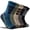 Multicolor, variant on 5 Pairs Merino Wool Hiking Socks Warm Thermal Winter Cozy Cushioned Moisture Wicking Socks for Women & Men