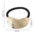 thumbnail image 2 of UPOUART 2Ud Elastic Hair Ties Con Adorno Metálico Hoja Para Ocasiones Formales Y Casuales, 2 of 8