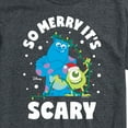 thumbnail image 3 of Monsters Inc - So Merry Its Scary - Men's Short Sleeve Graphic T-Shirt, 3 of 5