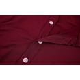 thumbnail image 5 of Grenouillère pour Hommes Pyjama à Manches Longues une Pièce Boutonnée Combinaison de Nuit, 5 of 5