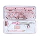 thumbnail image 1 of 2xMath Geometry Kit 8Pcs Suministros Para Estudiantes Transportador Para Dibujos Rosa, 1 of 8