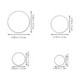 thumbnail image 2 of 80pcs Earrings Beading Ring Earring Circle Charms Round DIY Pendant Frame, 2 of 9