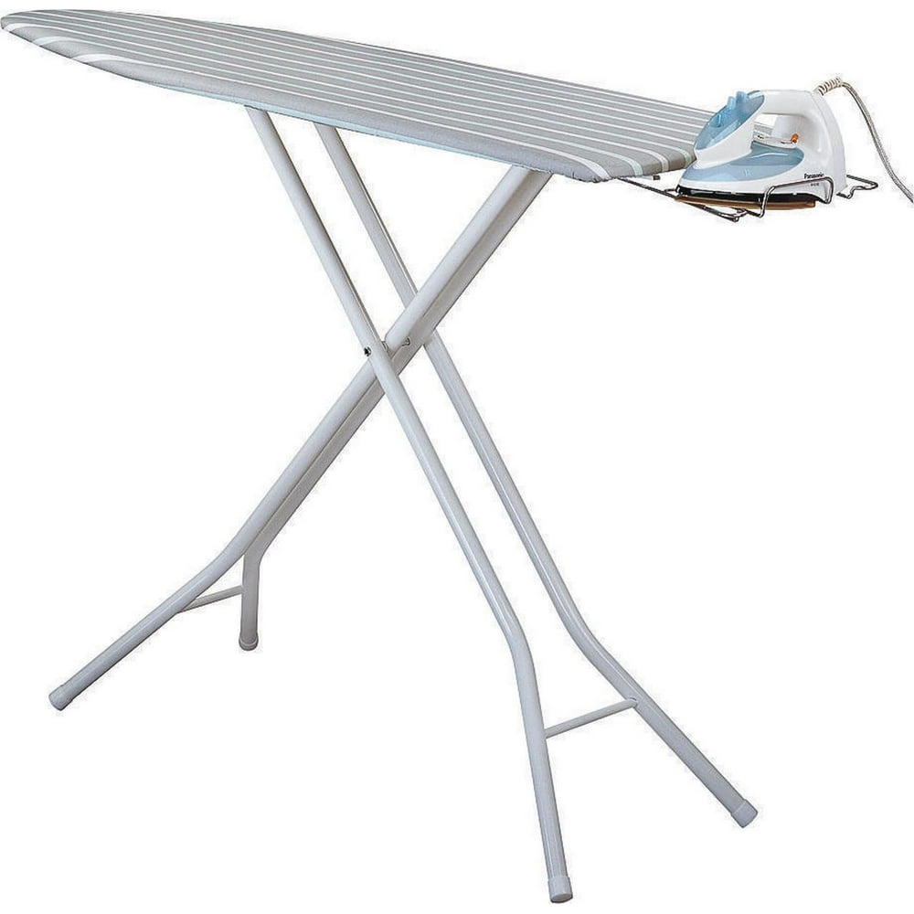 HOUSEHOLD ESSENTIALS LLC Deluxe Ironing Board With Attached Iron Rest