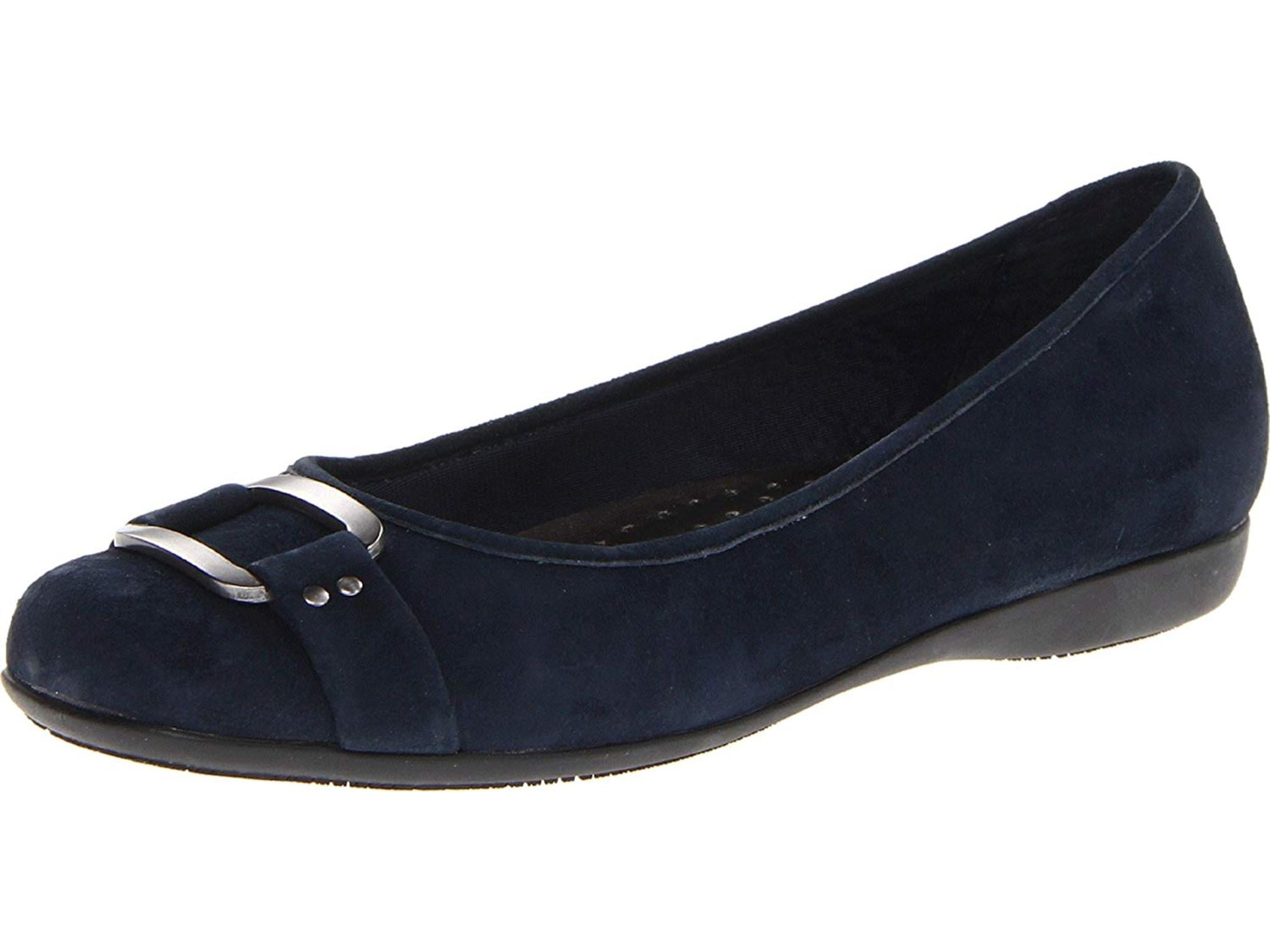Trotters Womens sizzle Suede Square Toe Loafers - Walmart.com