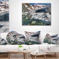 thumbnail image 4 of Designart Cave in Rugged Rocky Setting - Landscape Printed Throw Pillow - 12x20, 4 of 5