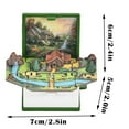 thumbnail image 3 of Hearth & Gear 3D Folding Book Rural World Bomb Explosion Book Idyllic Key Chain Bomb Book Toy Decompression Bag Pendant For Kids Key Rung Key Wrist Lanyard Key Packet Backpack Charms for Boys Fob Key, 3 of 7