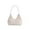 Beige, variant on Women's Small Crescent Shoulder Bag Patent Leather Retro Y2k Hobo Handbags Tote Underarm Clutch Purse (Red)