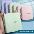 thumbnail image 5 of Students High Quality Portable Grid Page Mini PU Leather Notebook Diary Weekly Planner Agenda Book Pocket Notepad 06, 5 of 8