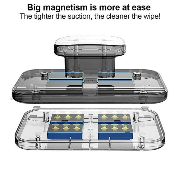 BETTERLIFE Magnetic Window Glass Cleaner Household Cleaning Tools Wiper Double Side E3O1