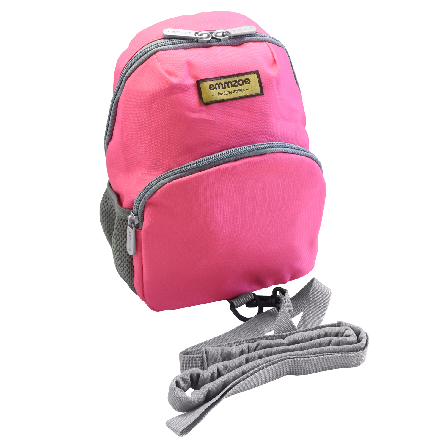 Emmzoe Little Walker Neon Toddler Backpack with Safety Harness Leash - Lightweight Fits Snacks, Food, Toys (Neon Pink) - image 1 of 4