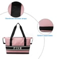 thumbnail image 4 of Bolsa de viaje,Bolsa de fin de semana,Bolsa de mano de lona impermeable para gimnasio,Bolsas de viaje para llevar durante la noche para mujeres con bolsillo húmedo en la funda del carrito,Bolsas de, 4 of 5