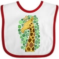 thumbnail image 3 of Inktastic Giraffe Silhouette Boys or Girls Baby Bib, 3 of 4
